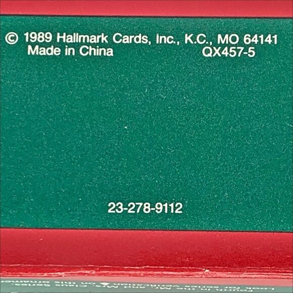 Hallmark Keepsake Ornament Christmas Tree Holiday Duet 1989 Mr & Mrs Claus w Box - Picture 10 of 11